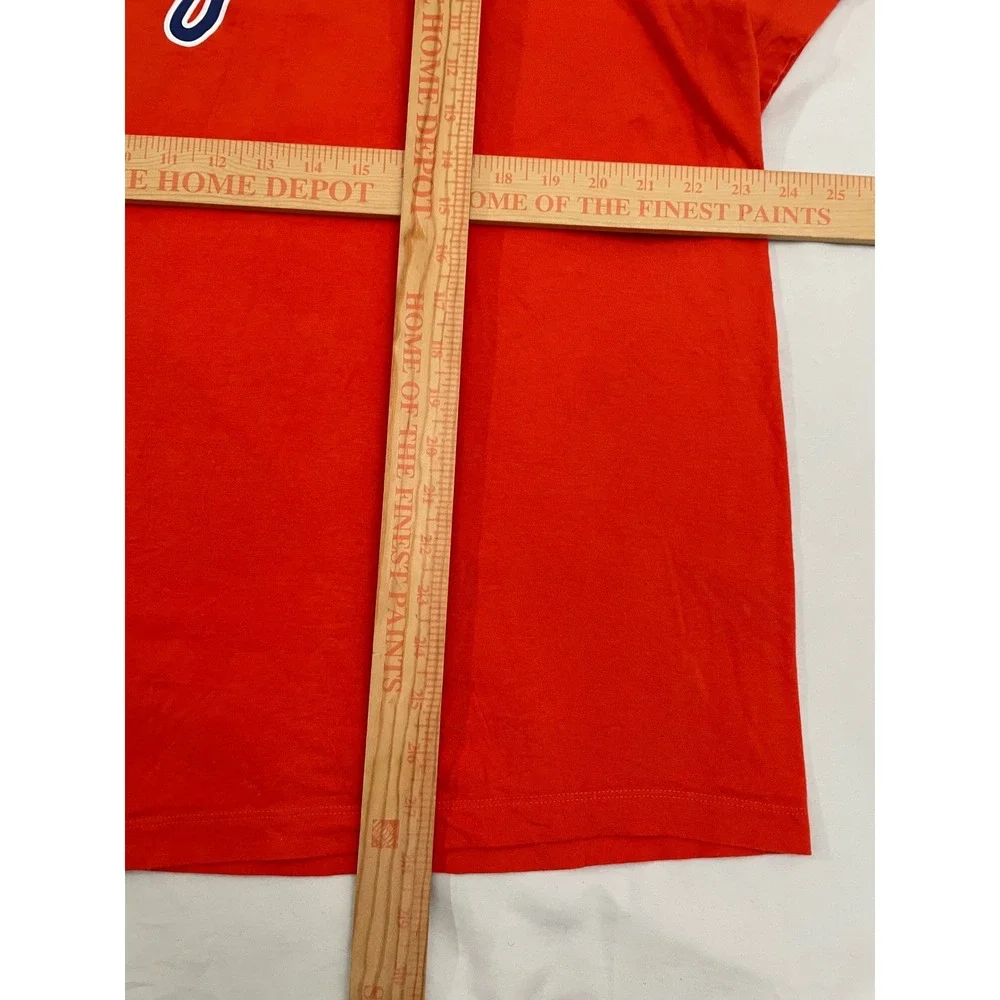 New York Mets Nike Short Sleeve T Shirt Men's XL Orange MLB